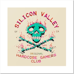 silicon valley gamers club Posters and Art